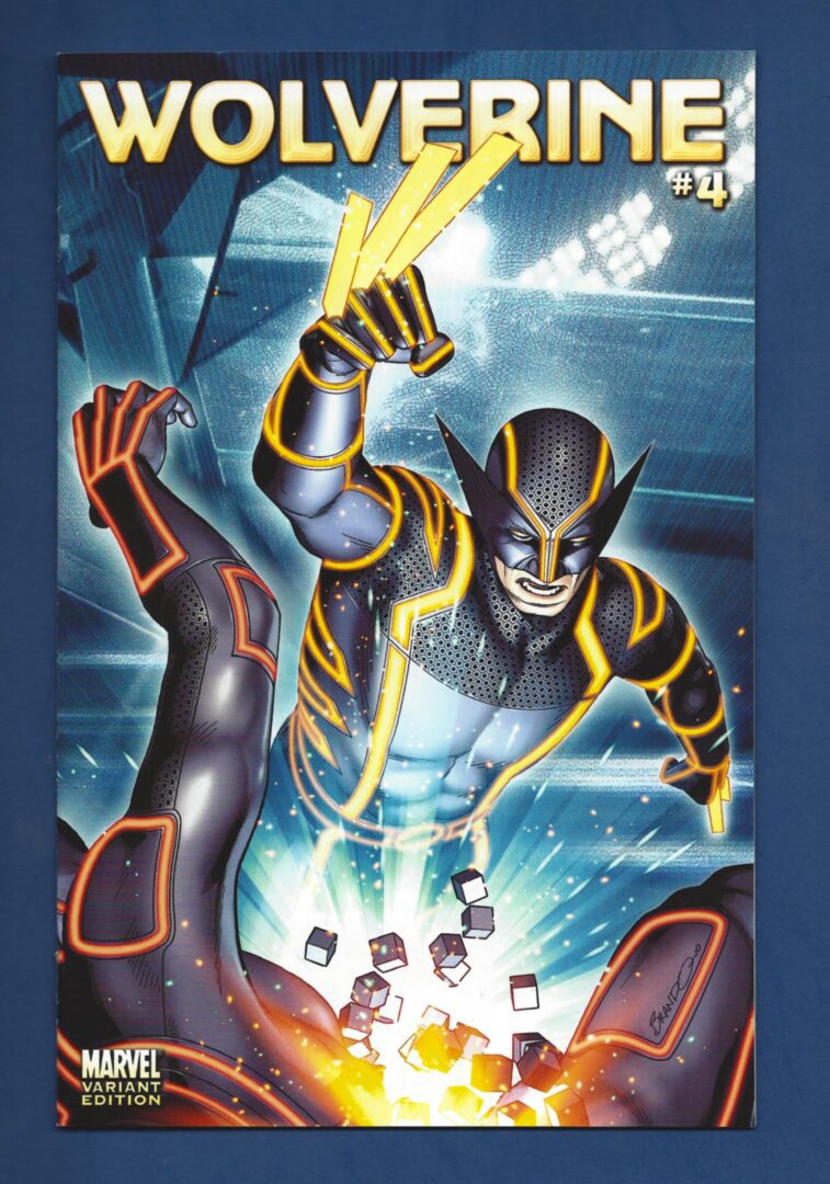 Wolverine #4  NM-   1:10 Tron Variant