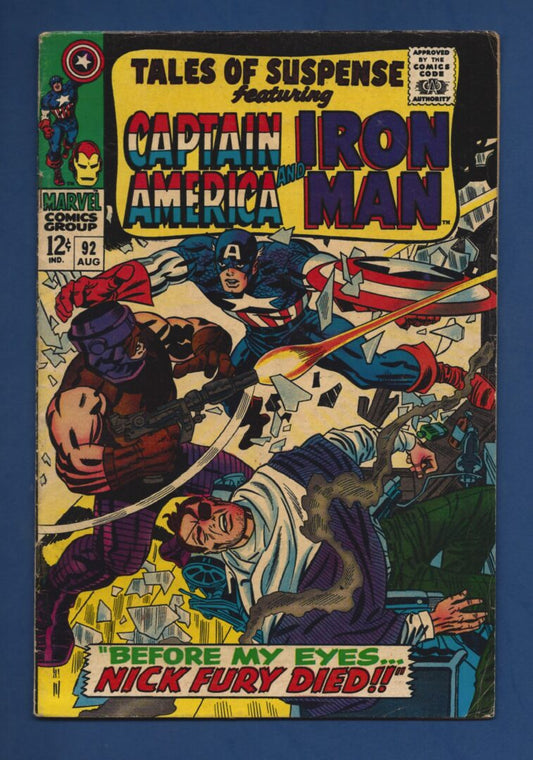 Tales of Suspense #92  VG-