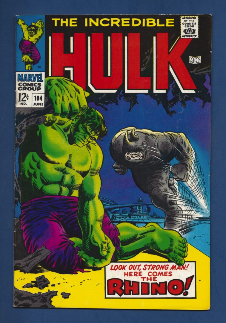 Incredible Hulk #104  VG-