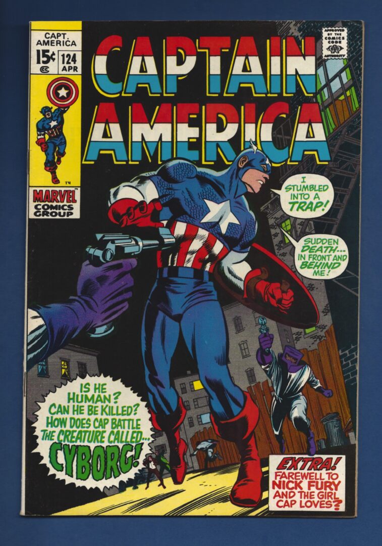 Captain America #124  VF-
