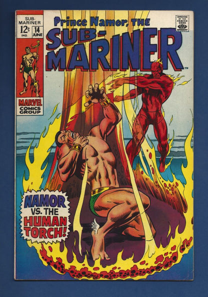 Sub-Mariner #14  FN/VF  1st Silver Age appearance and "Death" of Toro