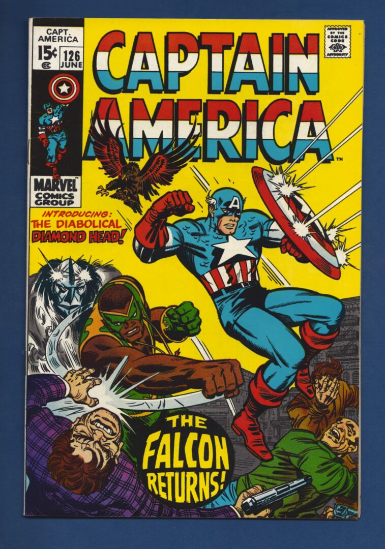 Captain America #126  VF  1st appearance of Diamond Head