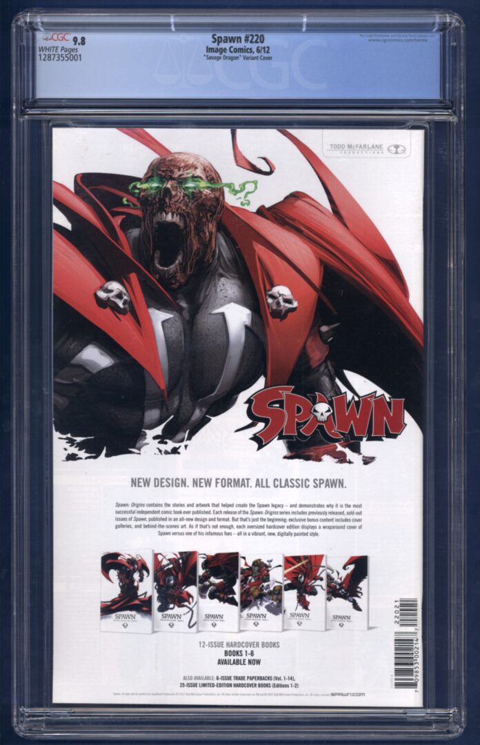 Spawn #220  CGC 9.8