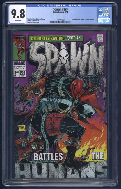Spawn # 229  CGC 9.8