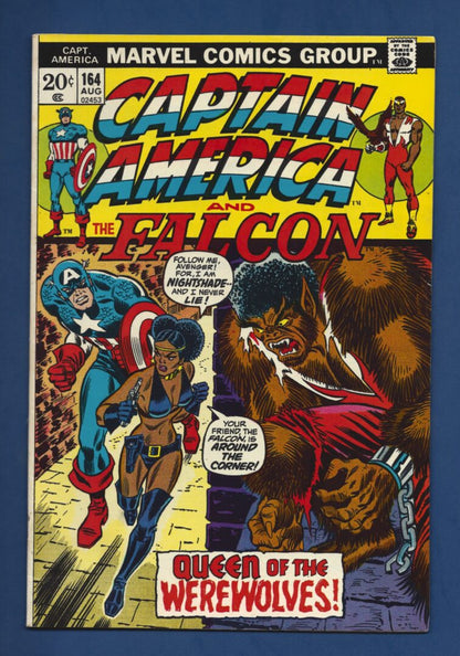 Captain America #164  VF-  1st appearance of Nightshade