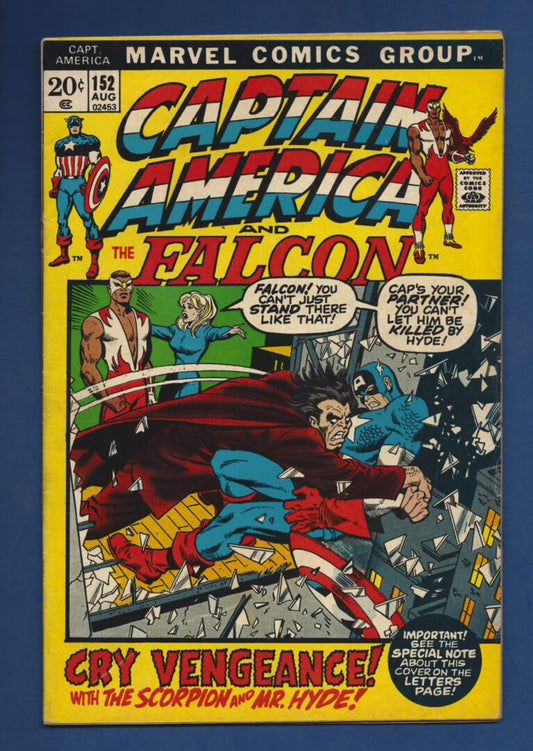 Captain America #152  VG/FN