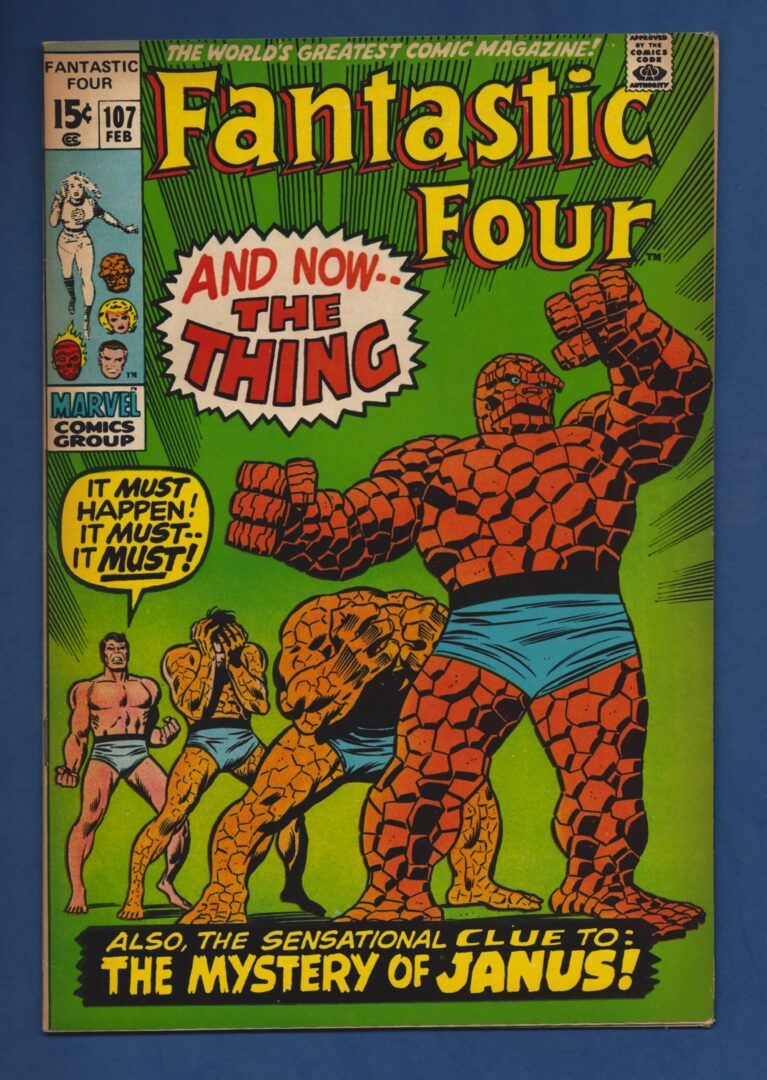Fantastic Four #107  FN+  1st appearance of Nega-Man