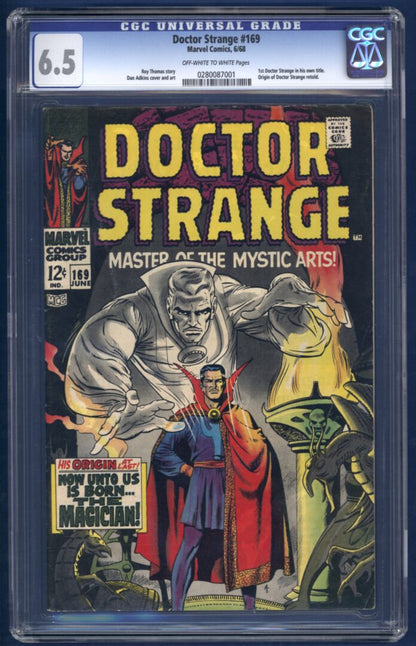 Doctor Strange #169  CGC 6.5  1st Doctor Strange in his own title