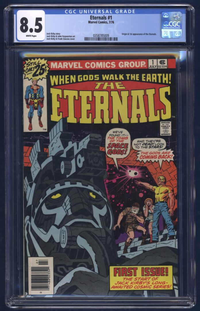 Eternals #1  CGC 8.5  Origin and 1st appearance of the Eternals