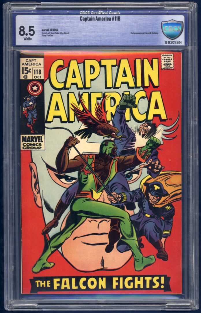 Captain America #118  CBCS 8.5  2nd appearance of the Falcon