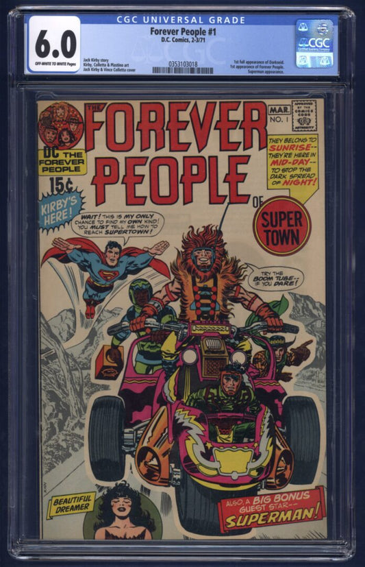 Forever People #1  CGC 6.0  1st Full appearance of Darkseid