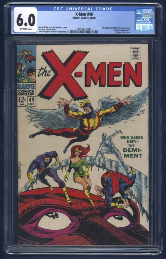 X-Men #49  CGC 6.0  1st appearance of Polaris