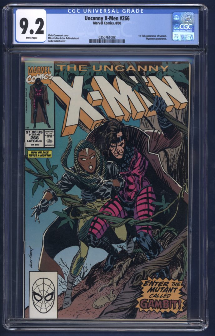 Uncanny X-Men #266  CGC 9.2  1st full appearance of Gambit