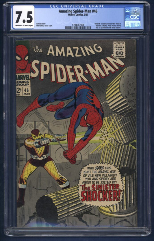 Amazing Spider-Man #46  CGC 7.5 Origin & 1st appearance of the Shocker