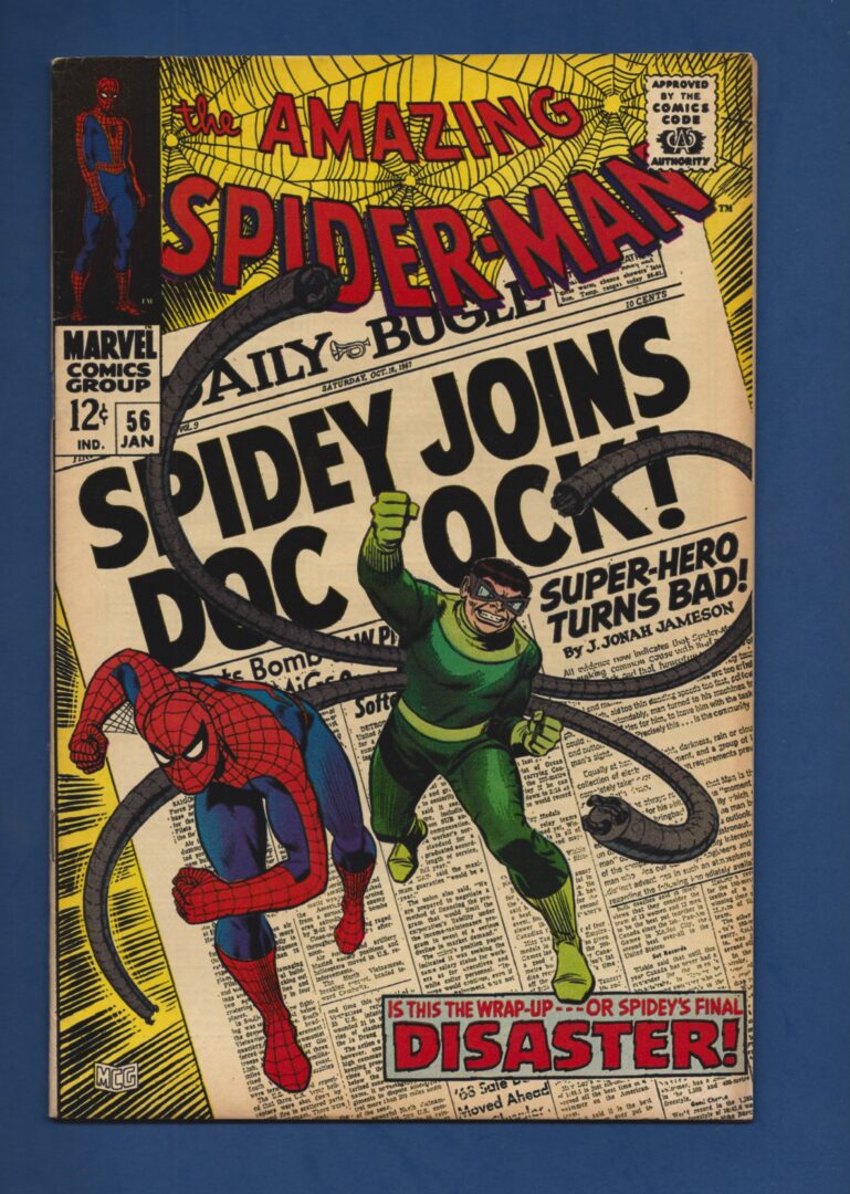 Amazing Spider-Man #56  FN-  1st appearance of Capt. Stacy