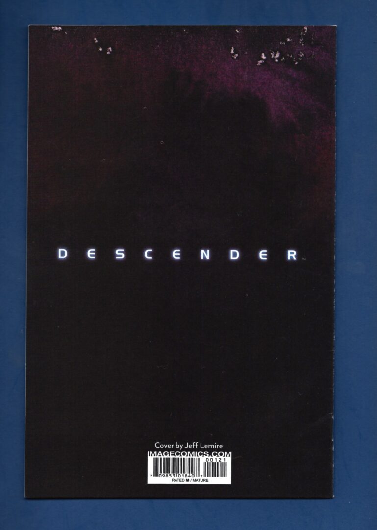 Descender #1  VF-  Cover B