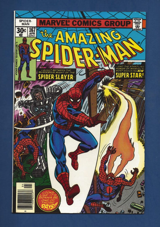 Amazing Spider-Man #167  FN/VF  1st appearance of Will O' the Wisp