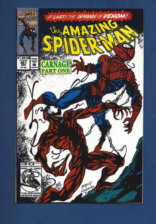 Amazing Spider-Man #361  NM-  1st appearance of Carnage