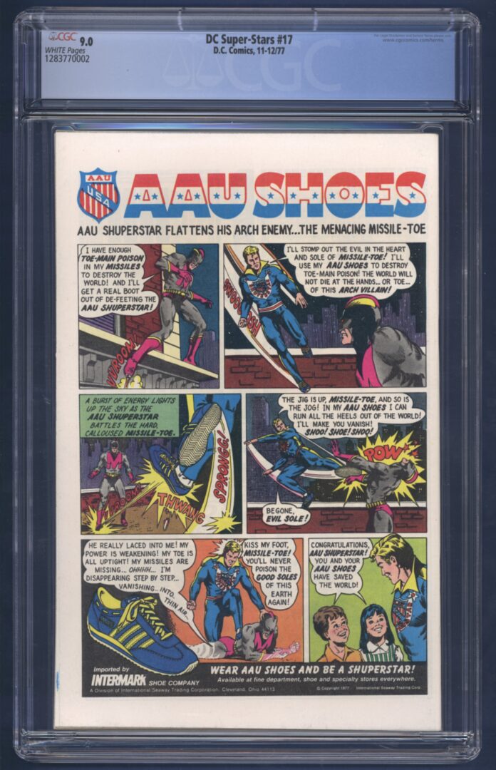 DC Super-Stars #17  CGC 9.0 1st appearance of Earth-2 Huntress