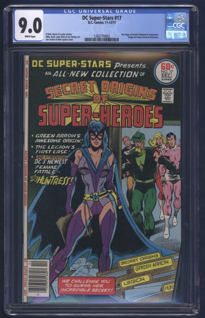 DC Super-Stars #17  CGC 9.0 1st appearance of Earth-2 Huntress