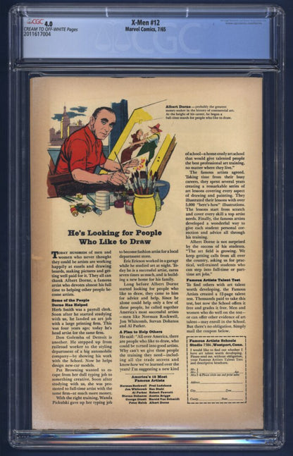 X-Men #12  CGC 4.0  1st appearance of Juggernaut