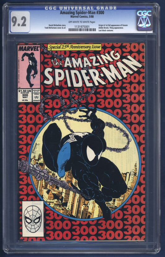 Amazing Spider-Man #300  CGC 9.2  1st appearance of Venom