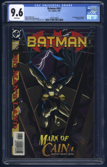 Batman #567  CGC 9.6  1st appearance of Batgirl ( Cassandra Cain)