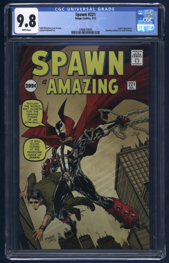 Spawn #221  CGC 9.8