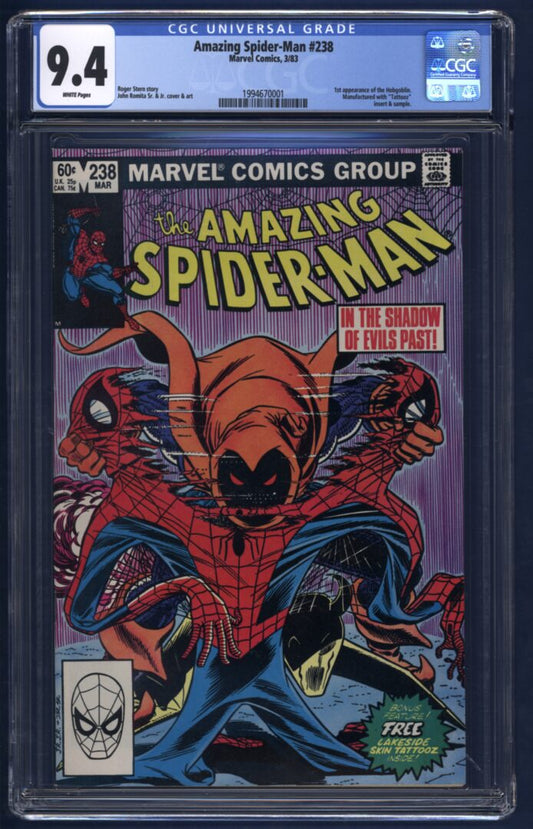 Amazing Spider-Man #238  CGC 9.4  1st appearance of the Hobgoblin