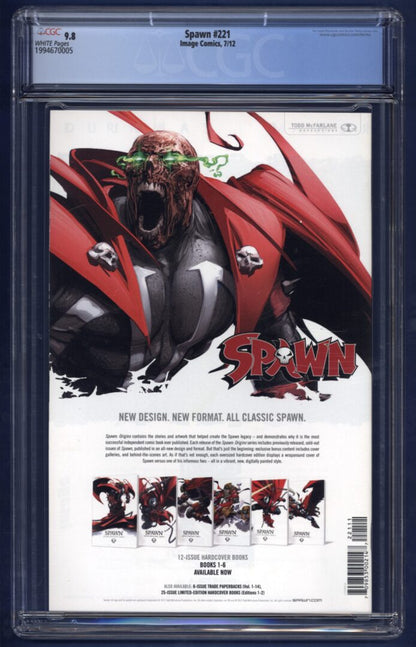 Spawn #221  CGC 9.8