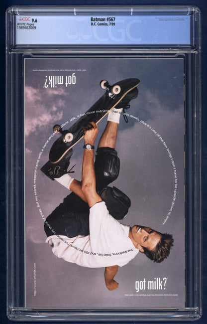 Batman #567  CGC 9.6  1st appearance of Batgirl (Cassandra Cain)