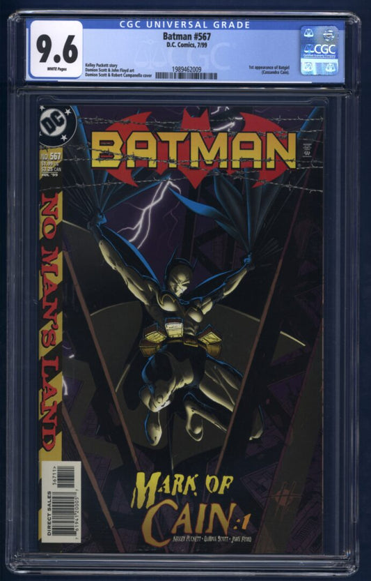 Batman #567  CGC 9.6  1st appearance of Batgirl (Cassandra Cain)