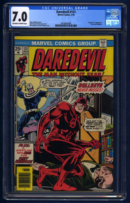 Daredevil #131  CGC 7.0  1st appearance of Bullseye