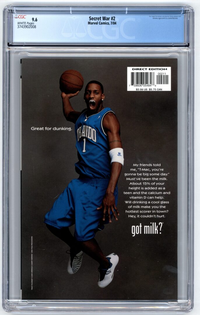 Secret War #2  CGC 9.6  1st appearance of Quake (Daisy Johnson)