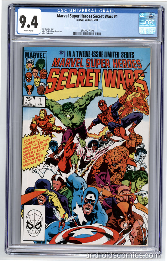 Marvel Super Heroes Secret Wars #1  CGC 9.4
