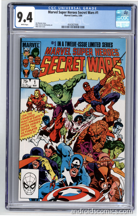 Marvel Super Heroes Secret Wars #1  CGC 9.4