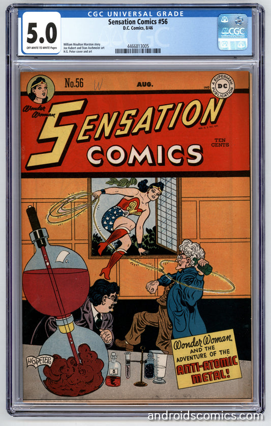 Sensation Comics #56  CGC 5.0