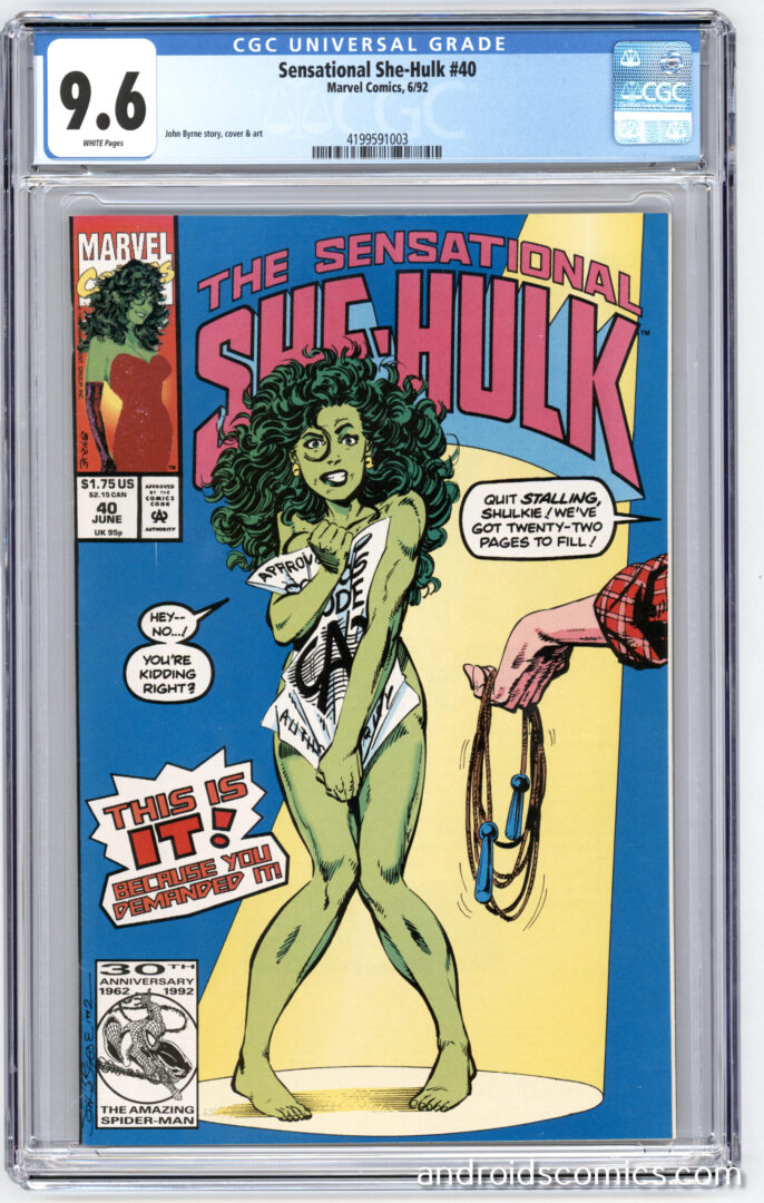 Sensational She-Hulk #40 CGC 9.6