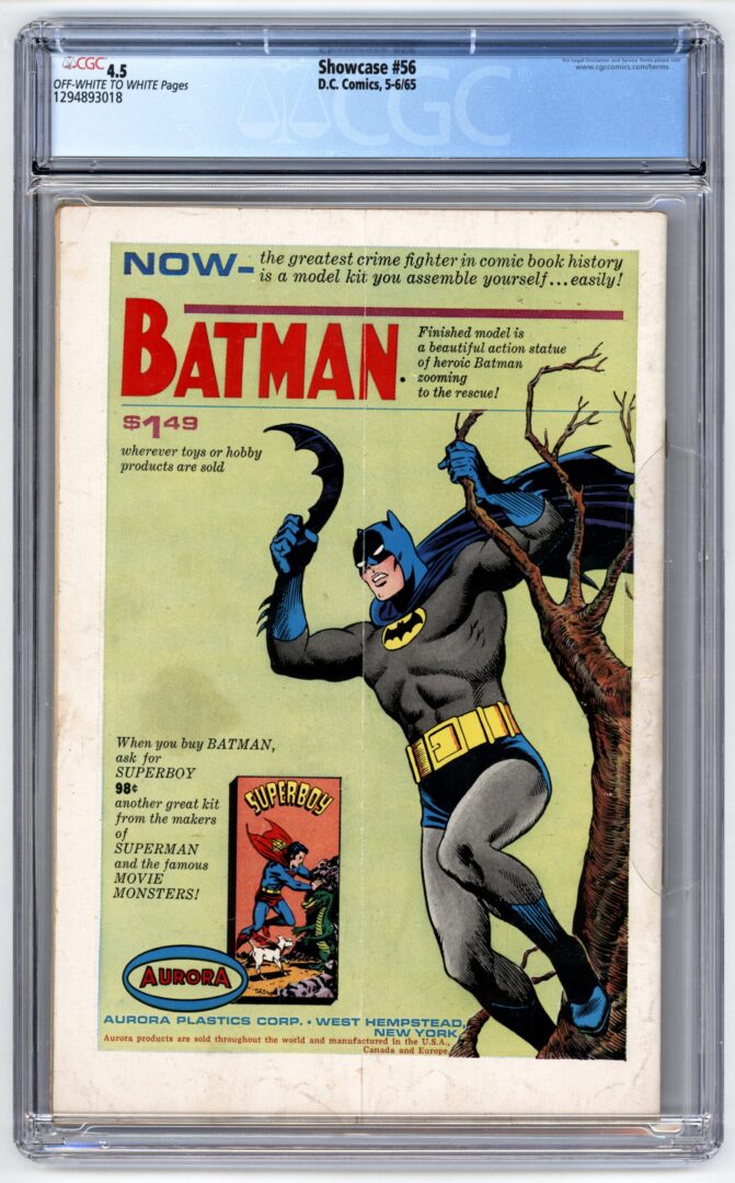 Showcase #56  CGC 4.5  1st SA appearance of Psycho-Pirate
