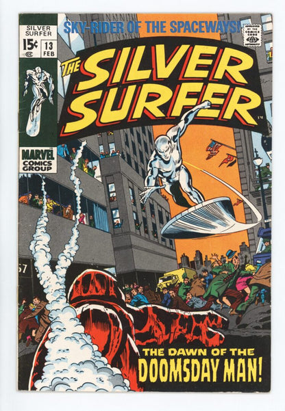 Silver Surfer #13  VG  1st appearance of Doomsday Man