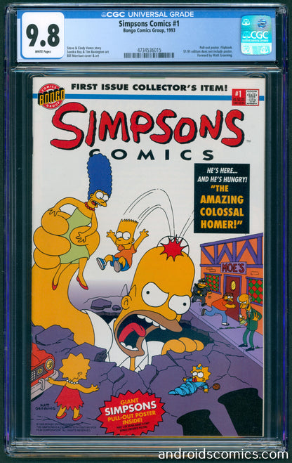 Simpsons Comics #1 CGC 9.8