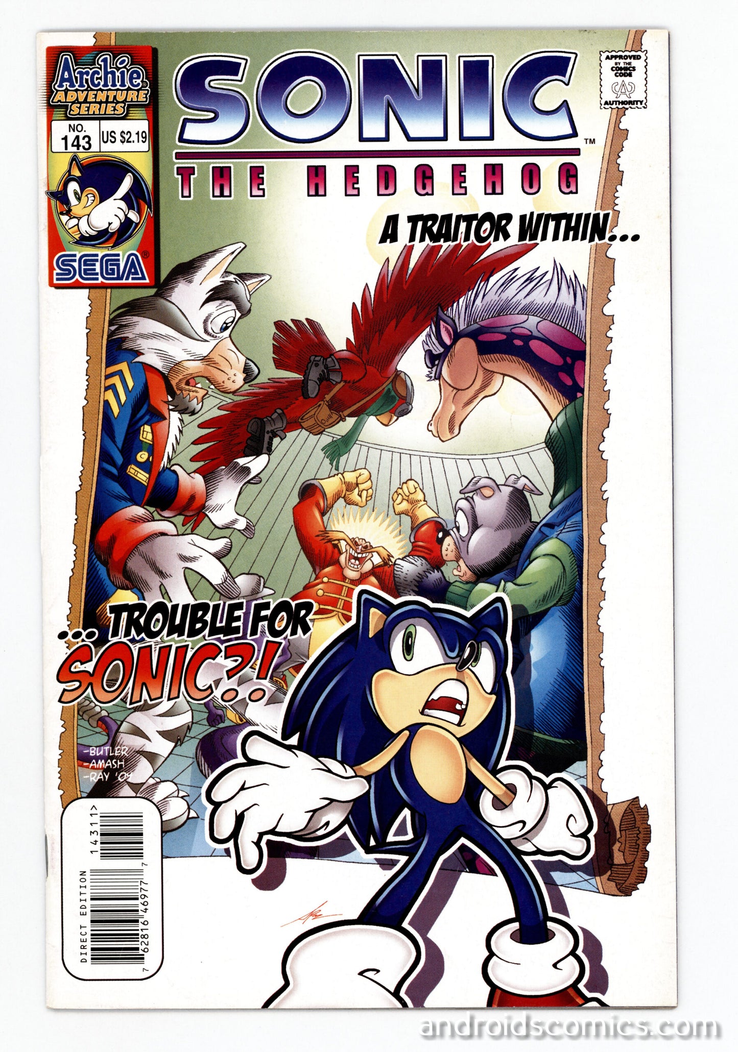 Sonic the Hedgehog #143FN-