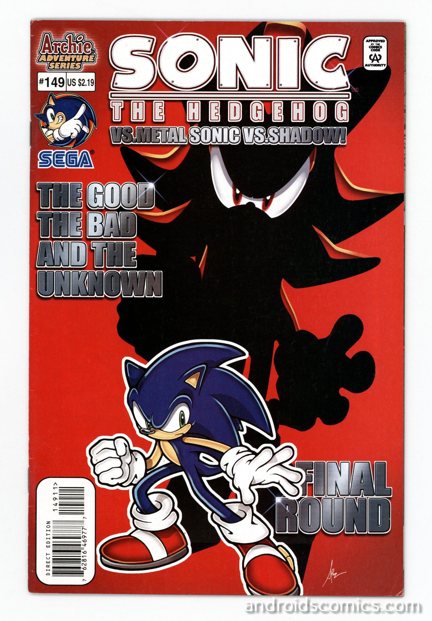 Sonic The Hedgehog #149 FN+