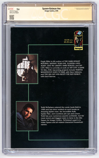 Spawn Batman #NN  CGC 9.6  Signed by Frank Miller