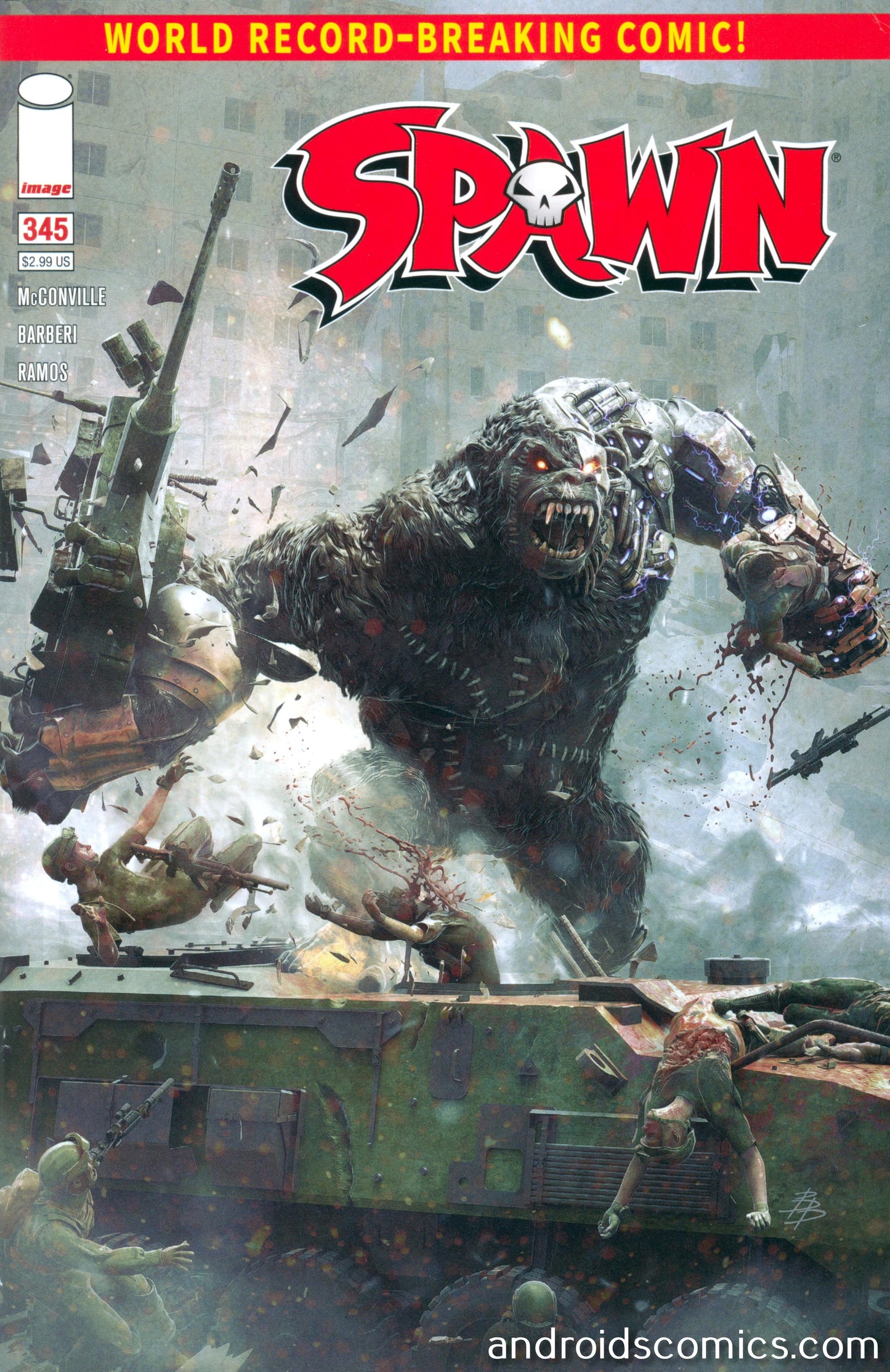 Spawn #345 Cover B Barends