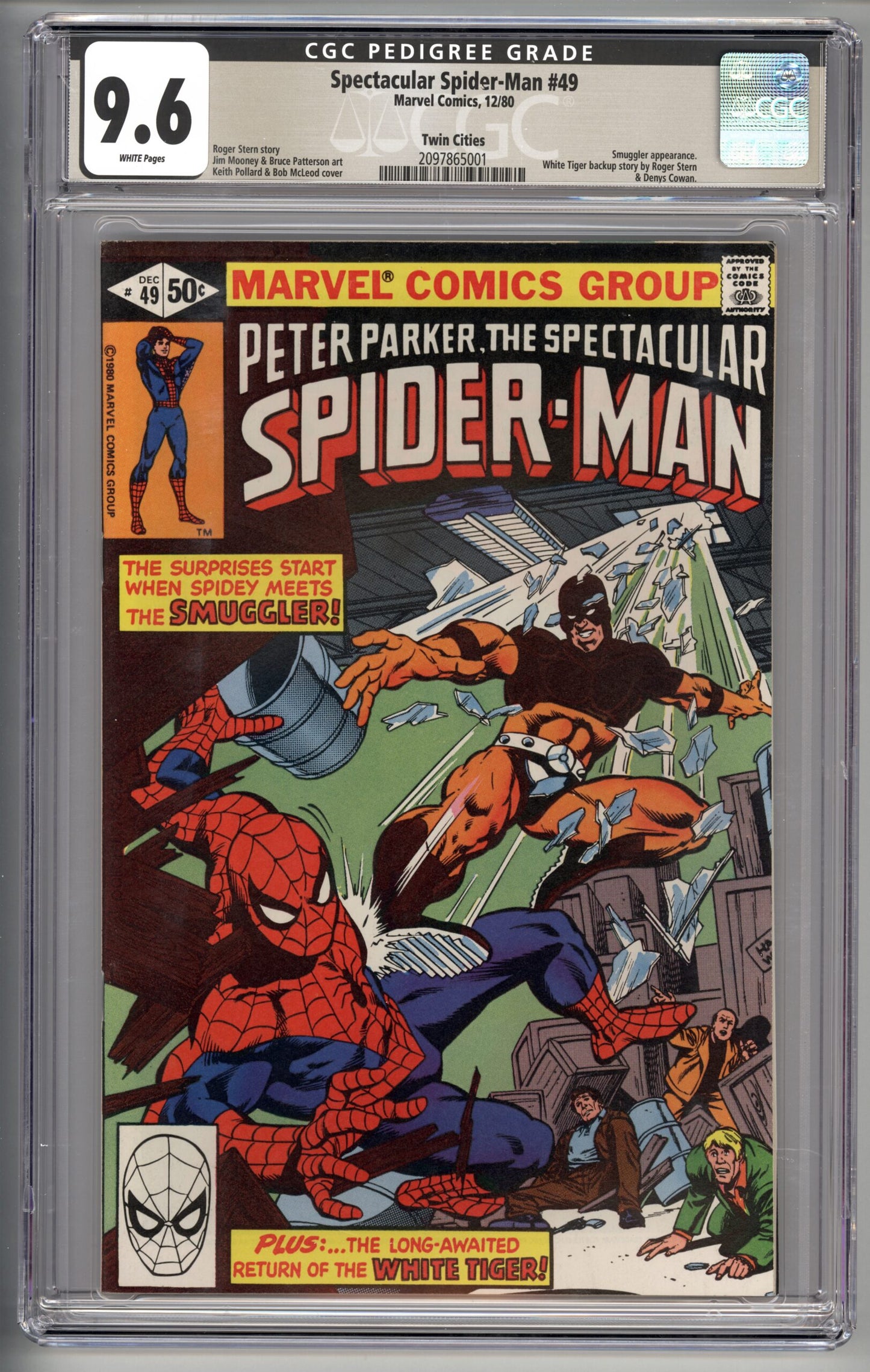 Spectacular Spider-Man #49  CGC 9.6  Twin Cities Pedigree