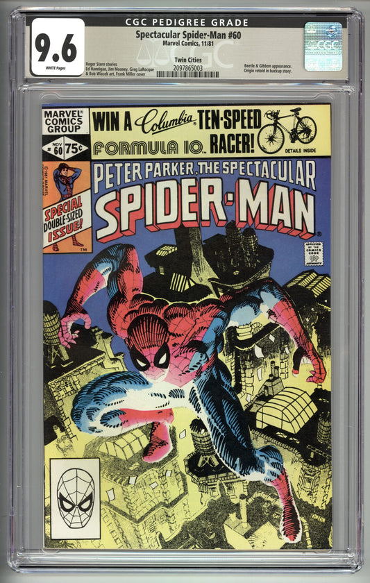 Spectacular Spider-Man #60  CGC 9.6  Twin Cities Pedigree