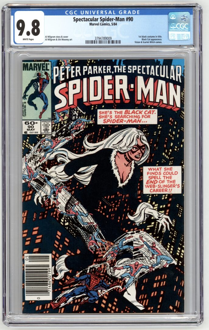 Spectacular Spider-Man #90  Newsstand Edition CGC 9.8