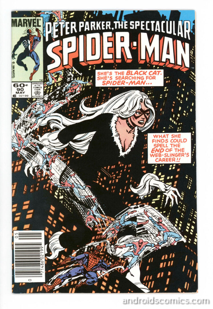 Spectacular Spider-Man #90  VF  Newsstand