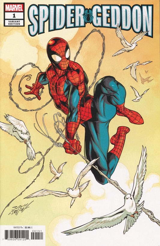 Spider-Geddon #1  Cover E  NM  "Death" of Spider-Man Noir